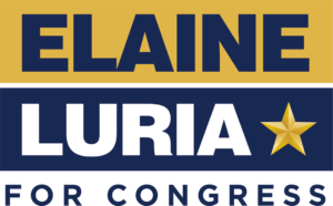 Elaine Luria for Congress logo